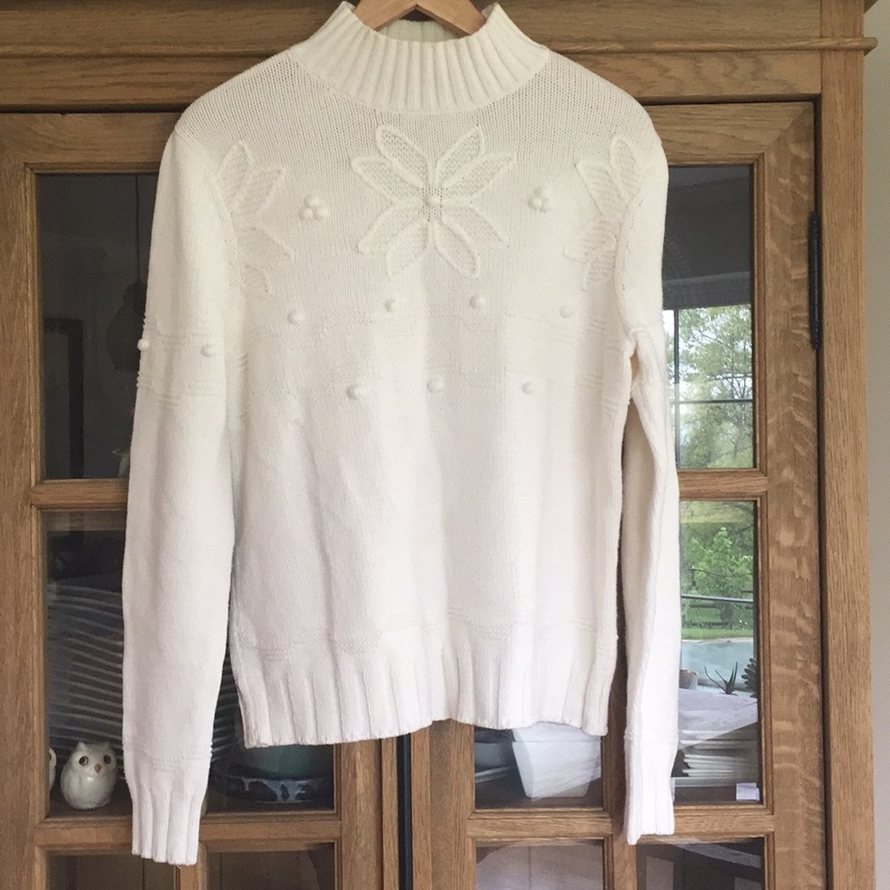Vintage Nordic Fair Isle Knit Sweater Size M | Cottagecore Grandpa Aesthetic